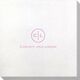 Circle Initials Bamboo Luxe Napkins Image 1 of 3